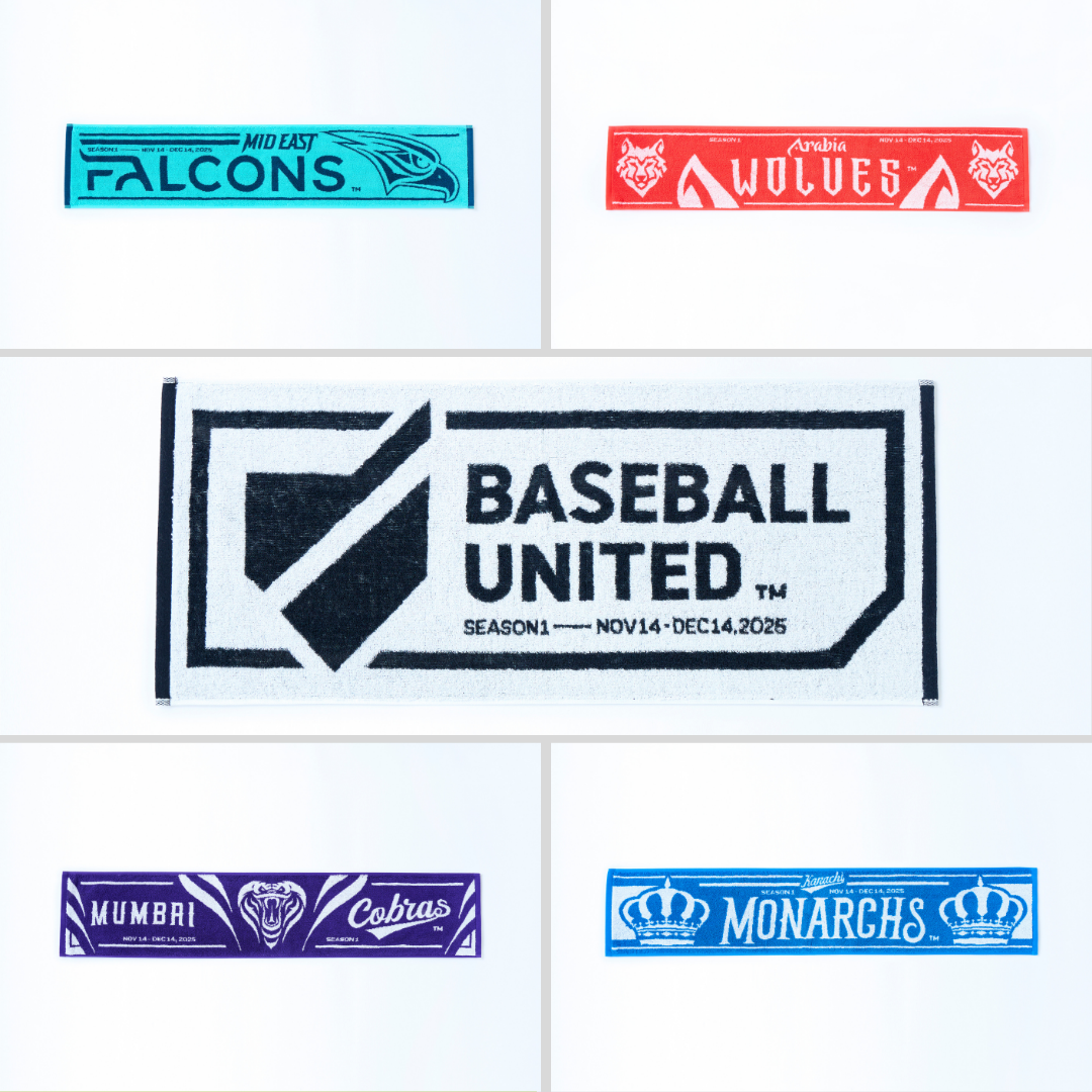 【数量限定】SEASON 1 Complete Edition｜Baseball United Official towel 全種5枚セット